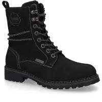 Dockers by Gerli by Gerli Damen Stiefelette gefüttert Schwarz