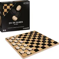 Dujardin Jeu classique Série noire Dames plateau