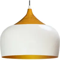 Bamyum Kreis Pendelleuchte Weiss (E27)