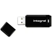 Integral - Clé USB - 128 Go - USB 2.0 - noir