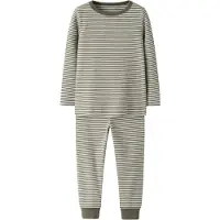 Name it Pyjama olive / blanc