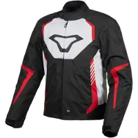 Macna Tazar Noir Rouge CE Blouson Taille XS