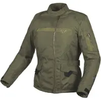 Macna Veste de moto textile imperméable pour femme Macna Evora, verte, taille M