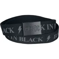 AC/DC Ceinture de - Logo - pour Unisexe - noir - Taille Standard