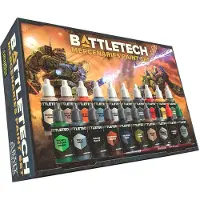 Catalyst Game Labs BattleTech Mercenaries Paint Set - Jeu de miniatures - Accessoires - ENG Edition
