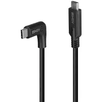 Lindy 32017 0.5m USB 3.2 Typ C Kabel 90 Grad gewinkelt