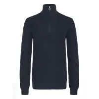 Blend Pull-over ' BHDENO HALFZIPP ' bleu foncé