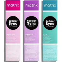 Matrix Super Sync Pre-Bonded coloration semi-permanente pour les cheveux teinte 6RB Red Brown Dark Blonde 90 ml