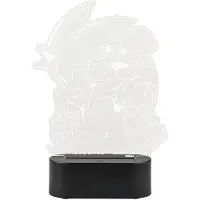 Grupo Erik Erik Editores Sonic Speed Circuit Lampe de table à Led Transparent Transparent One Size