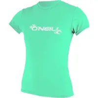 O'Neill Basic Skins Sun Short Sleeve Rash Guard Bleu M Femme