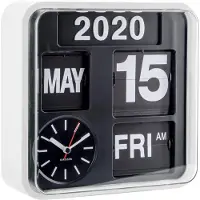 Karlsson Horloge Karlsson Mini Flip White Casing Black Dial
