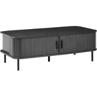 Beliani Table Basse Bradley Noir