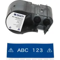 Brady M5C-1500-595-BL-WT ruban vinyle 38,1 mm x 7,62 m (d'origine) - blanc sur bleu