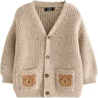 Next Cardigan beige / caramel / noir