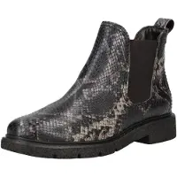 Paul green Chelsea Boots écru / brun foncé