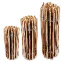 Aquagart 10m de clôture en lattes de 50cm de haut, écart entre les lattes de 4-6cm Clôture de jardin en noisetier Clôture en bois