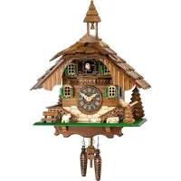 Engstler - 444_Q - Coucou - Quartz - Noyer - 31 cm