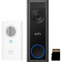 Eufy Sonnette Vidéo 2k Connectée C31 + Carillon Et Carte Sd Intelligente