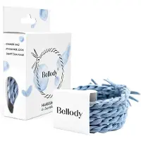 Bellody Coiffure Chouchous-scrunchiesÉlastiques à cheveux originaux Seychelles Blue 4 pièce (1,75 € / 1 Pce)