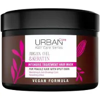Urban Care Masque capillaire intensif à l'huile d'argan et à la kératine, 230 ml,