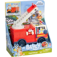 Bluey Pack 2 Figurines Le camion de Pompier de
