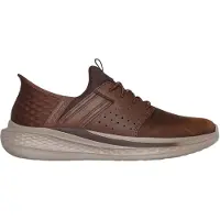 SKECHERS Baskets basses 'Slip-Ins: Slade - Zachary' marron