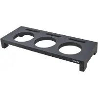 Staub Présentoir 3 mini cocottes - bois noir