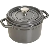 Staub Cocotte en fonte ronde 14cm gris graphite