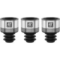 Zwilling Bouchon à vide pour vin 3 pièces Fresh & Save gris