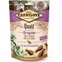 Carnilove Semi moist snacks friandises à la caille et à l'origan 200 g