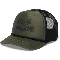 Black Diamond Flat Bill Trucker Cap Vert