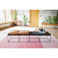 PIB Grand banc scandinave noir Klitten