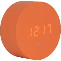 Karlsson - Réveil Spry Round - Orange - Ø9cm