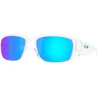 Oakley - Lunettes de soleil - Tourniquet Pol Clear Prizm Sapphire - Blanc