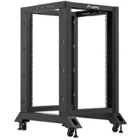 Lanberg Or01-6818-b Rack Cabinet Argenté