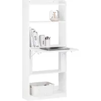 SoBuy Bureau Gaming Pliable avec Rangement