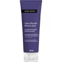 John Frieda Salon Blonde Tone Perfecting Treatment crème teintée pour souligner la couleur de cheveux teinte Platinum Blonde 120 ml