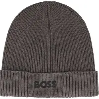 BOSS Bonnet 'Asic' gris foncé / noir