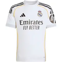 Adidas Real Madrid 25/26 Youth Home Short Sleeve Junior Set Blanc 7-8 Years Enfants