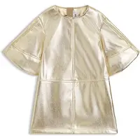 BOSS Robe dorée à manches bouffantes pour enfant