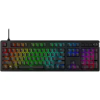 HyperX Alloy Rise - Clavier de jeu, Taille complète (100%), Filaire, USB, Commutateur mécanique, LED RGB, Noir