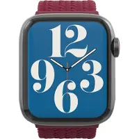 GEAR4 Braided Bands Apple Watch 41/40/38mm FG MD Wine, Band, Smartwatch, Red, Apple, Apple Watch 41/