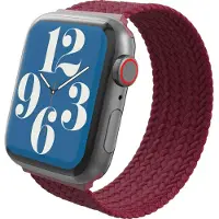 GEAR4 Braided Bands Apple Watch 45/44/42mm FG LG Wine, Band, Smartwatch, Red, Apple, Apple Watch 45/