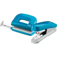 Novus LOT perforateur et agrafeuse Evolution Twin Set fresh , pétrole