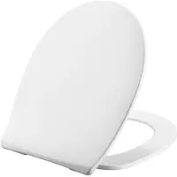 Pressalit Siège de WC Plan avec couvercle à charnières. D98 Charnière combinée blanche