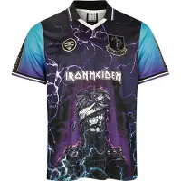 GL Dameck Ltd. Jersey de Iron Maiden - Amplified Collection - Powerslave Rock FC - S - 4XL - pour Homme - multicolore - Taille XL