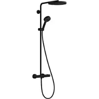 Hansgrohe Pulsify S260 Puro colonne de douche de pluie robinet thermostatique noir mat