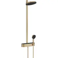 Hansgrohe Pulsify S260 colonne de douche de pluie robinet thermostatique Brushed Bronze