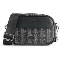 Lacoste Sac à bandoulière gris clair / noir
