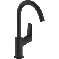 Hansgrohe Logis Mitigeur de lavabo, bec pivotant, ComfortZone210, sans garniture découlement, saillie 154mm, 71131670